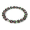 Liquorice Lilly | .925 Sterling Silver | Firefly Glass Flower Bracelet